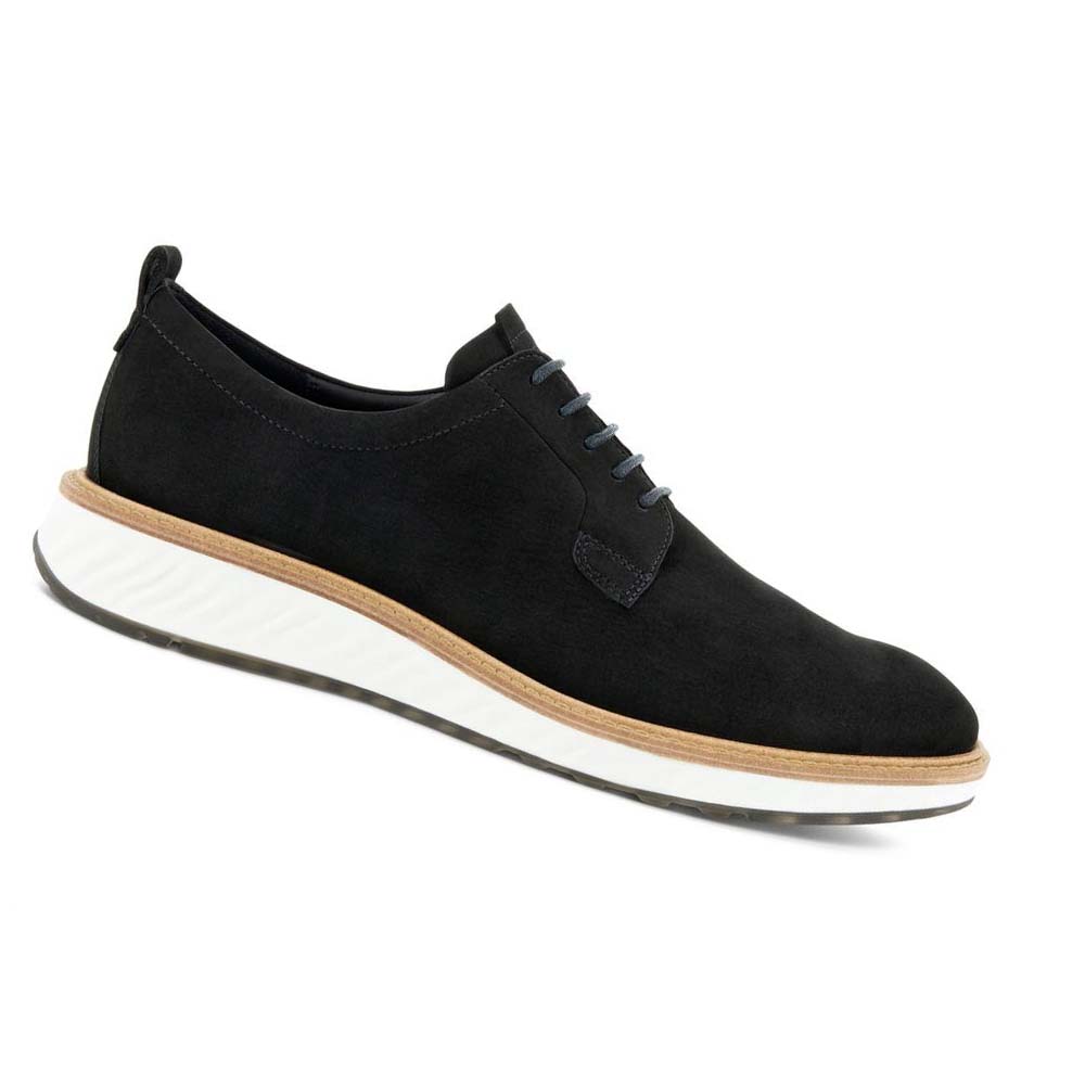 Zapatos de Vestir Ecco St.1 Hybrid Plain Toe 2.0 Hombre Negros | México 380VRW