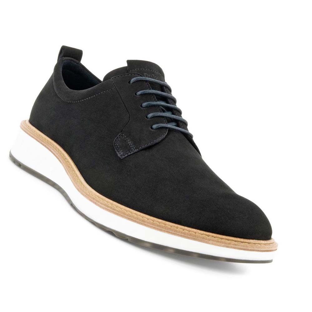 Zapatos de Vestir Ecco St.1 Hybrid Plain Toe 2.0 Hombre Negros | México 380VRW