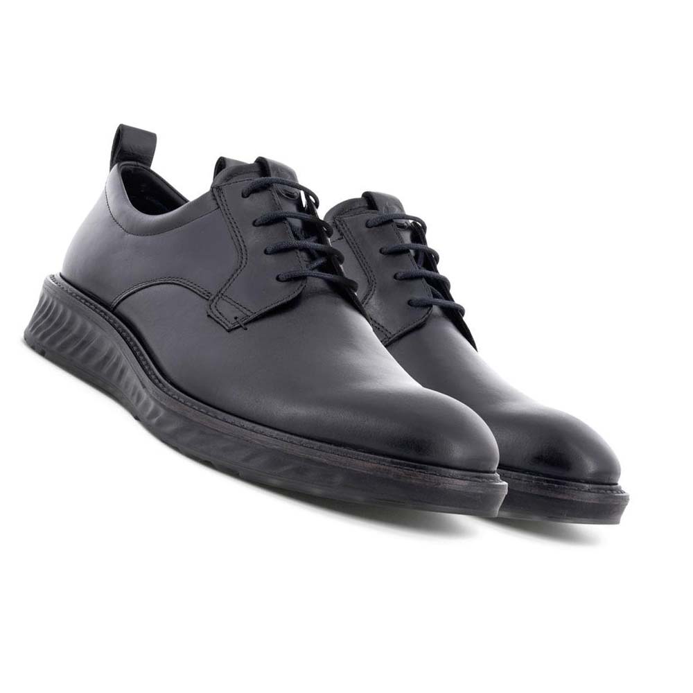 Zapatos de Vestir Ecco St.1 Hybrid Plain Toe Gtx Hombre Negros | México 37WNB